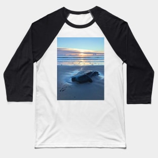 The Big Strand Islay Beach Print Baseball T-Shirt